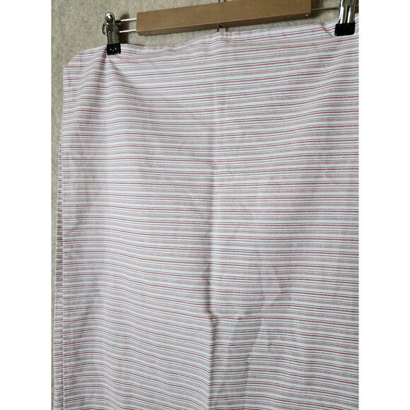 NAUTICA Red White Blue Striped Classic Preppy STANDARD Pillow Cases -Set of 2 - Picture 4 of 8